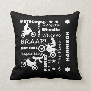 Almofada Motocross Biker Supercross Dirt Bike