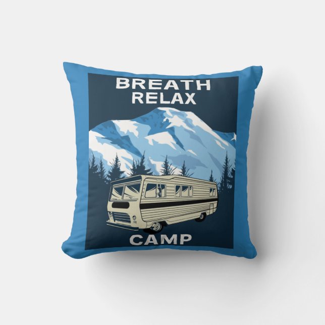 Almofada Motorhome RV | Camper | Van de Viagem | Caneca Ret (Frente)