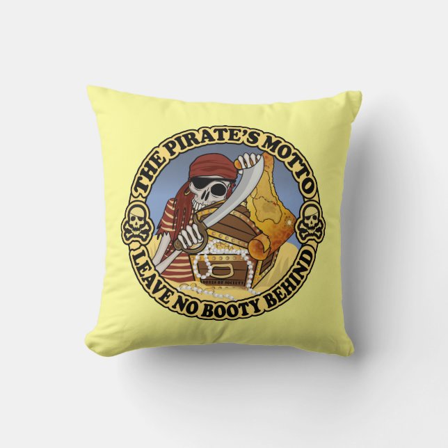 Almofada Motto Pirate (Frente)