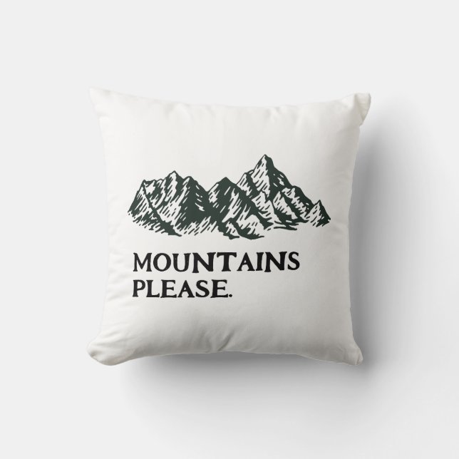 Almofada Mountains calling (Frente)