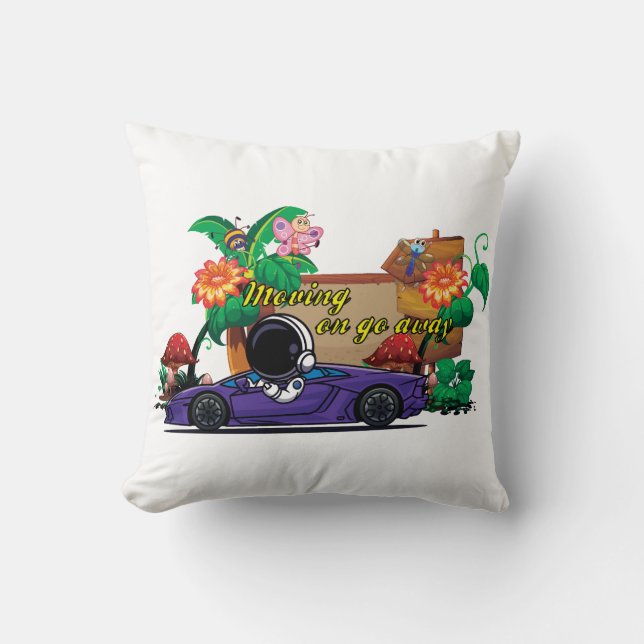 Almofada Moving on Pillow (Frente)