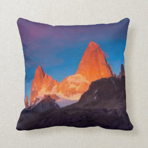 Almofada Mt Fitz Roy no nascer do sol