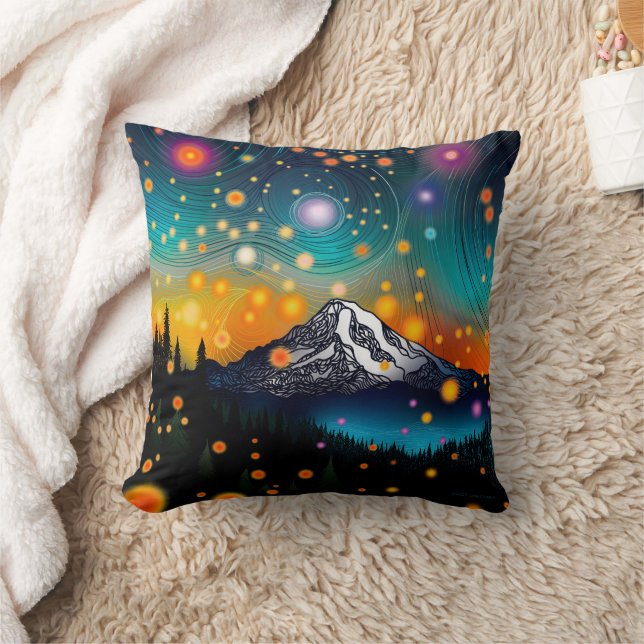 Almofada Mt. Rainier Starry Sky (Cobertor)