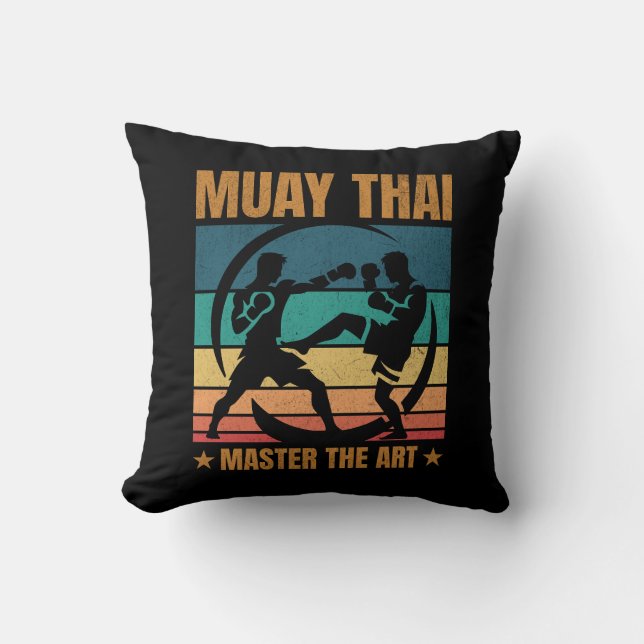 Almofada Muay Thai Master O Arte Boxer Praticante (Frente)
