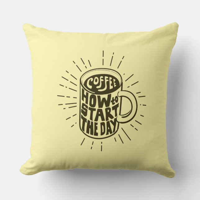 Almofada Muita de café (Frente)