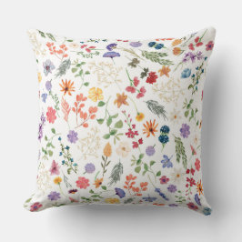 Almofada Muitas flores coloridas para decorar sua casa 