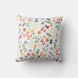 Almofada Muitas flores coloridas para decorar sua casa