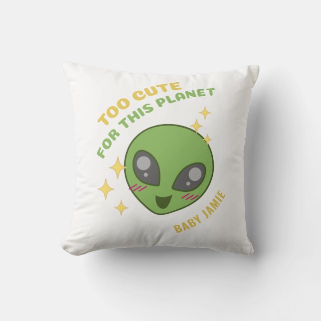 Almofada Muito bonito para esta Alienígena de planeta perso (Frente)