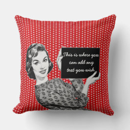 Almofada Mulher com Sinal de 1950