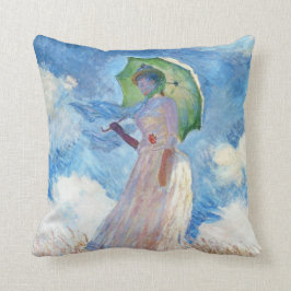 Almofada Mulher com um parasol Claude Monet