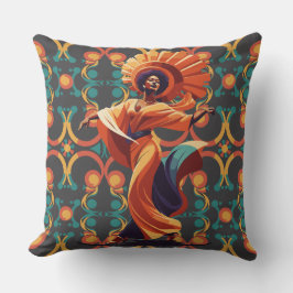 Almofada mulher dança