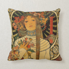 Almofada Mulher floral bonito