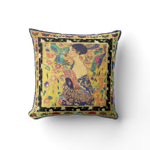 Mulher remexida com ventilador de Gustav Klimt