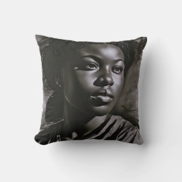 Almofada Mulheres "Jasmine" Em Carvão