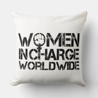 Almofada Mulheres no Comando Mundial