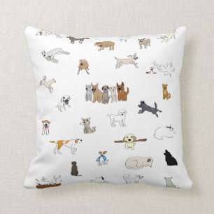 Almofada Multi-Cães - travesseiro decorativo