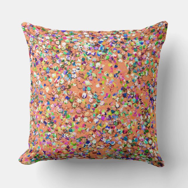 Almofada Multicolor Mosaic Modern Grit Glitter #5 (Frente)