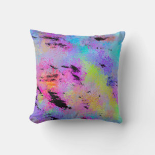 Almofada Multicoloração em abstrato moto