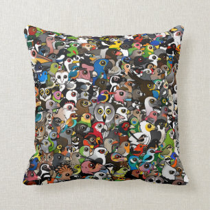 Almofada Multidão de Birdorable