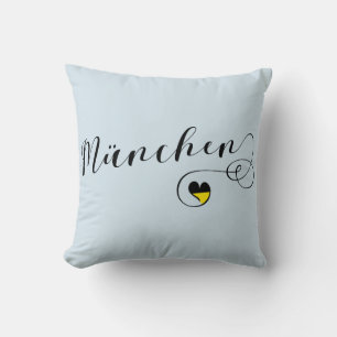 Almofada München Heart Travesseiro decorativo, Munique Bava