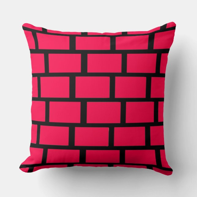 ALMOFADA MURA BRICK VERMELHA (Frente)