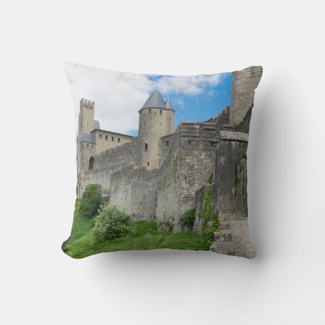 Almofada Muralha Fortificada de Carcassonne (Frente)