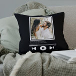 Almofada Music Player Photo Personalized<br><div class="desc">Novelty and modern Music Player Photo template - Personalized modern throw pillow.  add your own photograph and text - change the text to suit your requirements - personalized gifts ideas from Ricaso</div>
