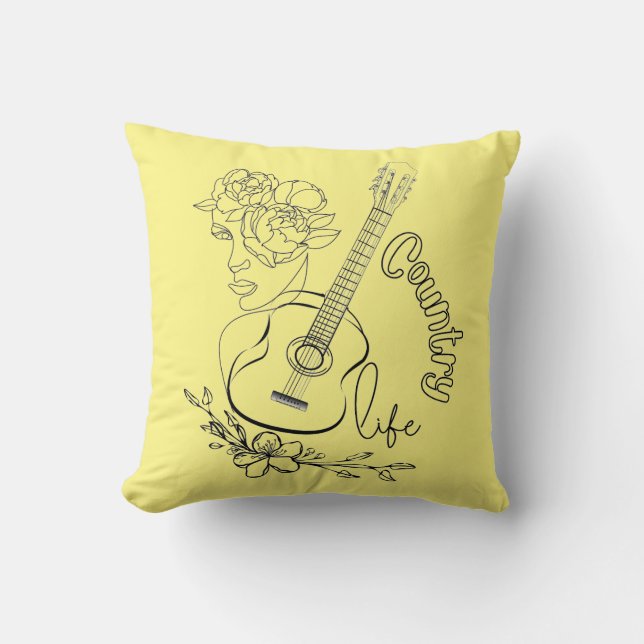 Almofada Música country (Frente)