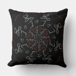 Almofada Música É Vida! Mandala
