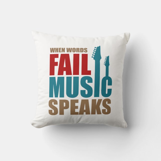 Almofada Música Fala Typo (Frente)