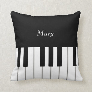 Almofada Música Personalizada do Teclado Piano Clássico