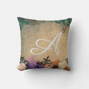 Almofada Música russa, país francês, padrão floral, ten