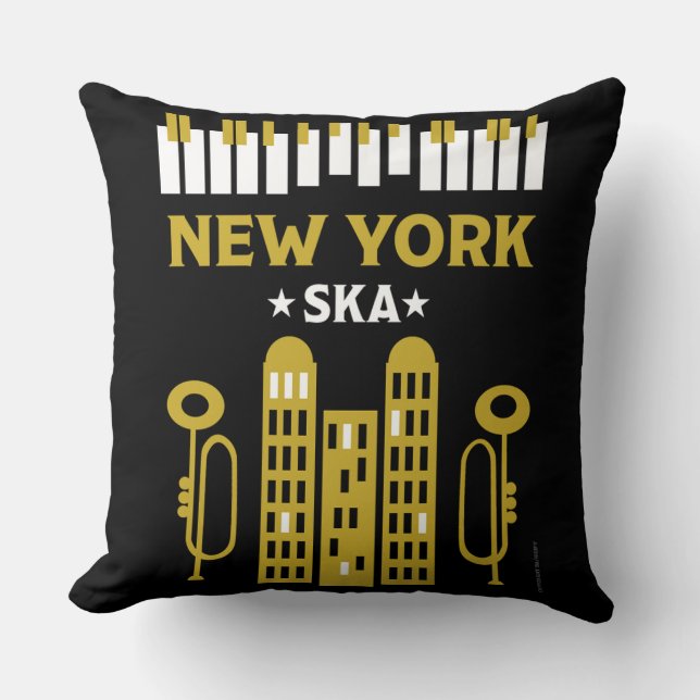 Almofada Música Ska Jazz (Frente)