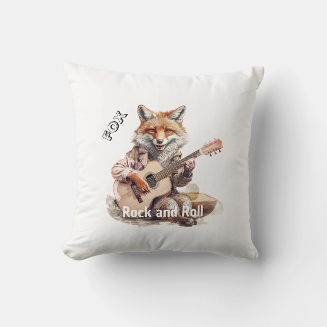 Almofada musical Caricatura Animal Fox A (Frente)