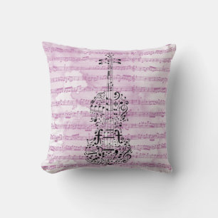 Almofada Musical Notes Violin