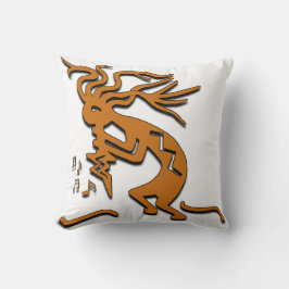 Almofada Músico Kokopelli Virado para a Esquerda