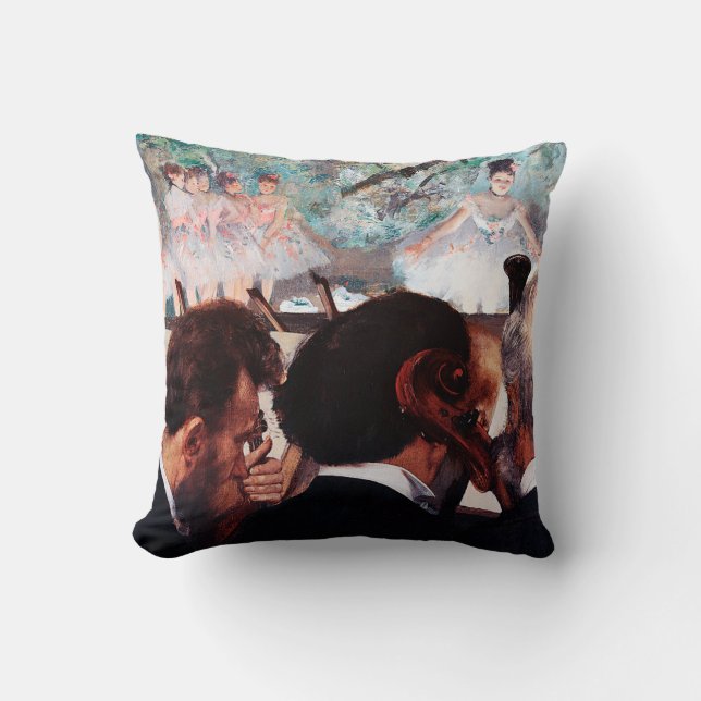 Almofada Músicos da Orquestra, Edgar Degas (Frente)