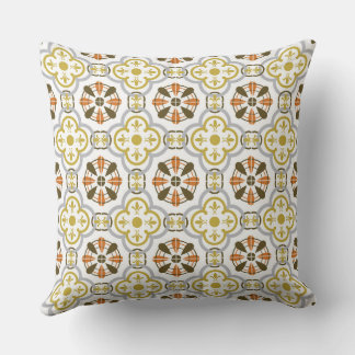 Almofada Mustard Orange Alhambra Throw Pillow