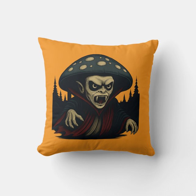Almofada MycoVamp- Bleeding Tooth Fungi "orange" (Frente)