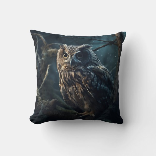 Almofada Mystic Owl Night Watch (Frente)