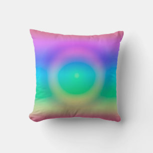 Almofada Mystic Rainbow Eye Ombre