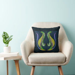 Almofada Mystical Abstrato Love bird