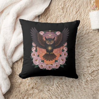 Almofada Mystical Celestial Owl Throw Pillow