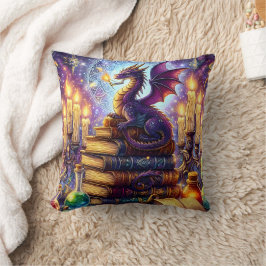 Almofada Mystical Dragon Wizard Books