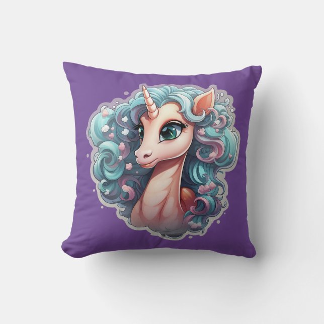 Almofada 🌟 ✨ Mystical Unicorn ✨ 🌟 (Frente)