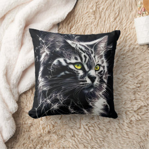 Almofada Mystique Travesseiro decorativo Felino