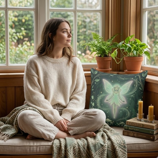 Almofada Mythic Realms Forest Faerie Glow (Criador carregado)