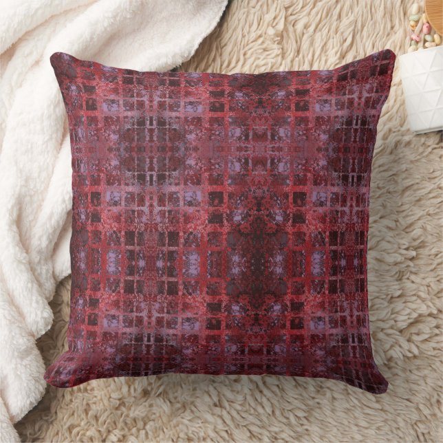 Almofada Na moda Modern Red Stripes (Cobertor)