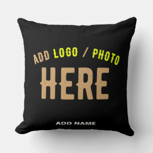 ALMOFADA NA MODA MODERNO PERSONALIZÁVEL NEGRO VERIFICADO CO