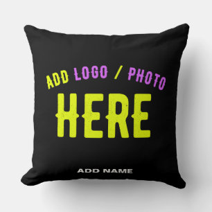 ALMOFADA NA MODA MODERNO PERSONALIZÁVEL NEGRO VERIFICADO CO